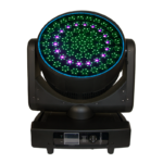 M WASH 6125ZR 61×25W Zoom Wash Moving Head Light with Auxiliary Light and Outer Ring LEDs