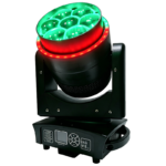 LED MOVING HEAD_M WASH 740ZBR Mini 7x40W RGBW 4-in-1 LED Bee Eye Zoom Wash Moving Head Light with Ring Light