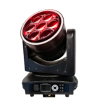 LED MOVING HEAD_M WASH 740ZBR Mini 7x40W RGBW 4-in-1 LED Bee Eye Zoom Wash Moving Head Light with Ring Light