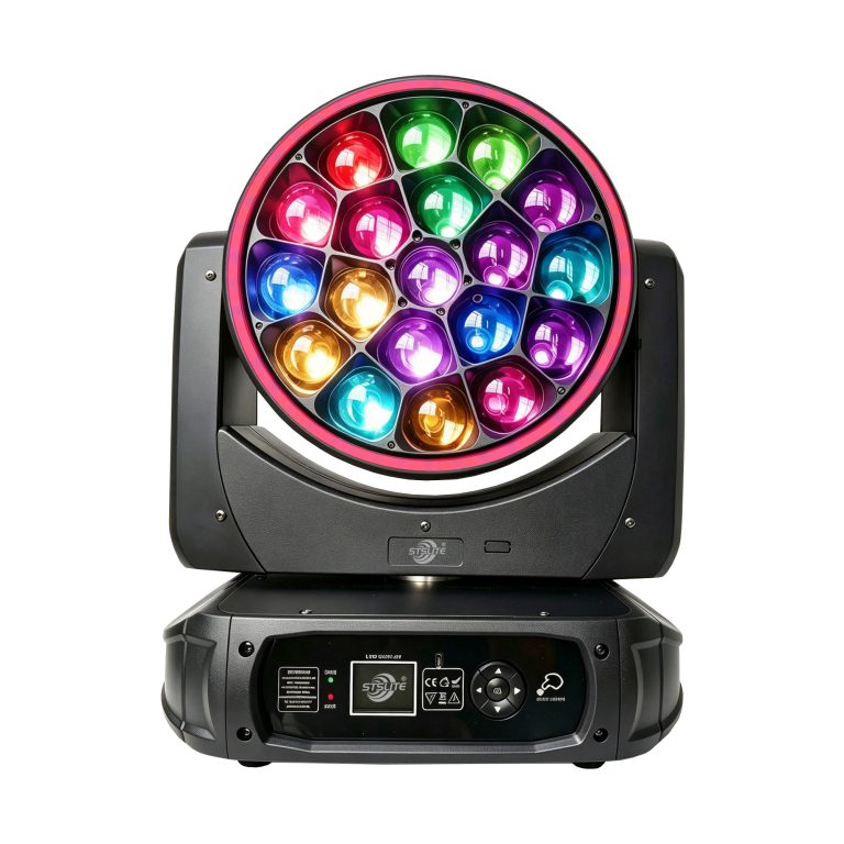 Moving Head Wash LED_MWASH1960Z 19pcs 60W Pixel Bee Eye Zoom Wash Moving Head Light