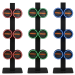ROLLING EYES 6pcs 40W rotating retro light strip with auxiliary light effect