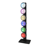 ROLLING EYES 6pcs 40W rotating retro light strip with auxiliary light effect
