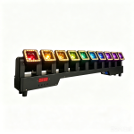 M WAVE ZEHN330R 10-head beam & wash light, supporting snake/wave swaying effect