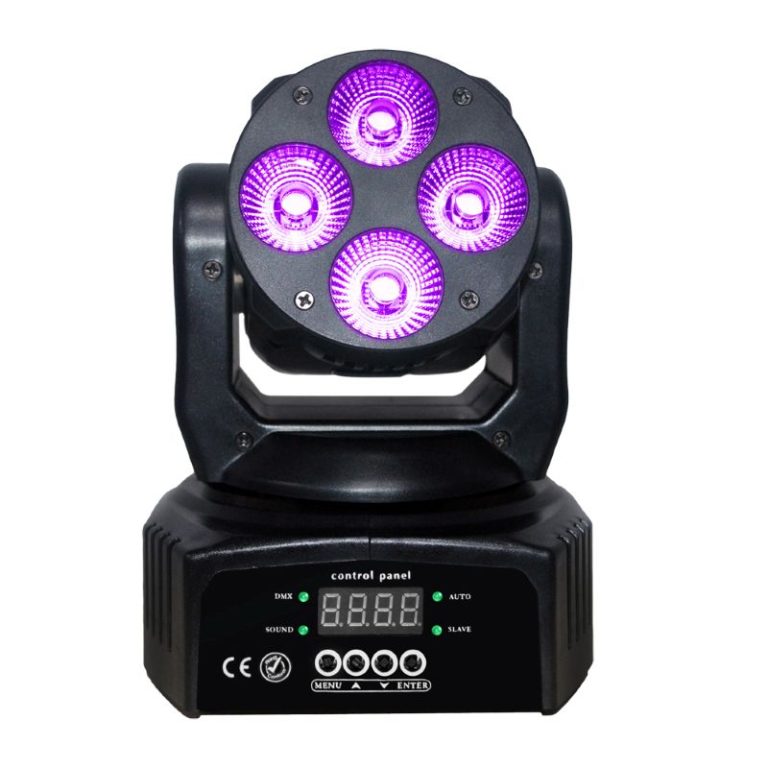 Moving Head Wash LED_M WASH 406 4pcs 6w LED Wash Moving Head Light