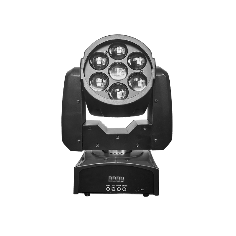 Moving Head Wash LED_MWASH720Z 7pcs Bee Eye Zoom Wash Moving Head Light