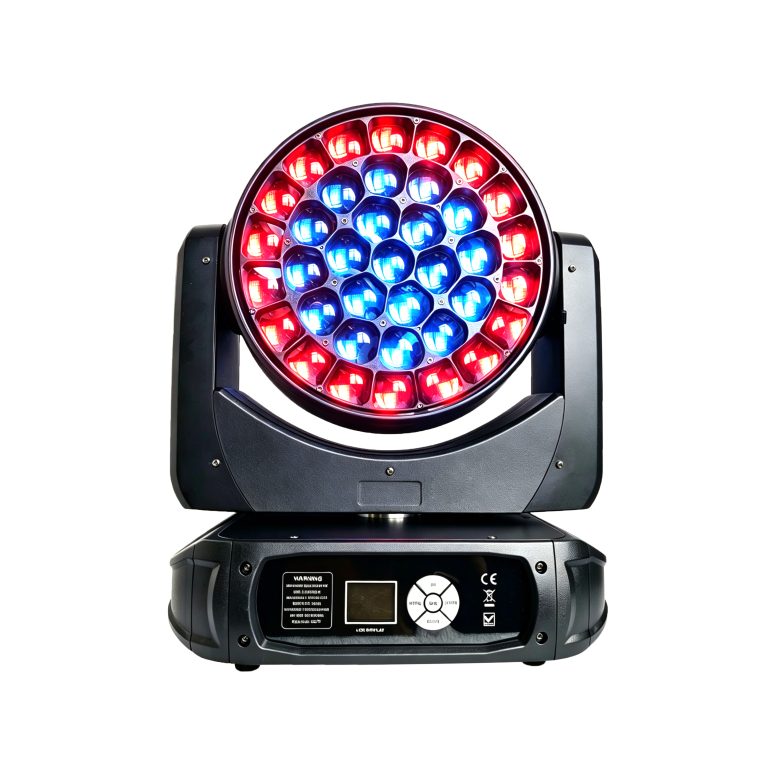 Moving Head Wash LED_MWASH3725ZE 37pcs Bee Eye Zoom Wash Moving Head Light